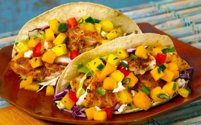 Fisktacos på Gös och mangosalsa