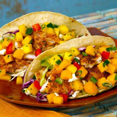 Fisktacos med mangosalsa