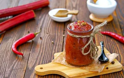 Bästa rabarberchutney receptet