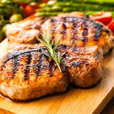 Grillad fläskkotlett