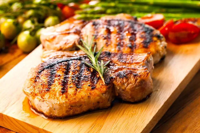 Grillad fläskkotlett