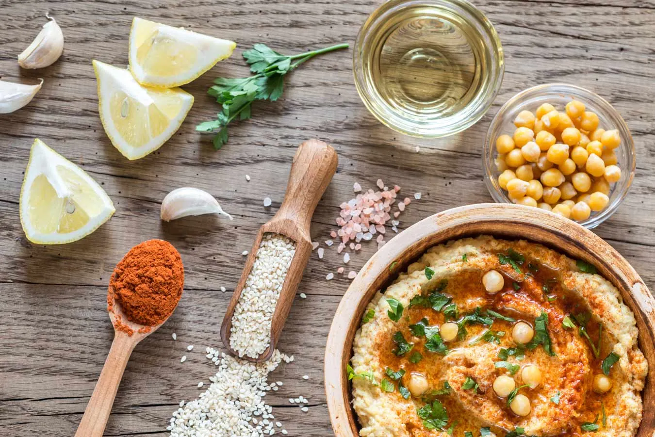 Egen hemmagjord hummus