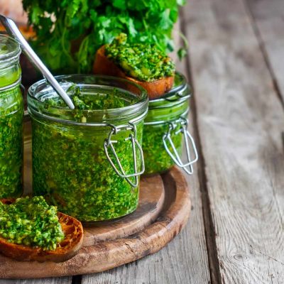 Korianderpesto