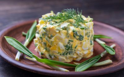 Äggsallad med ramslök