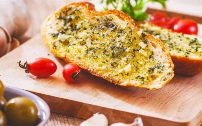Vitlöksbröd på 3 olika sätt