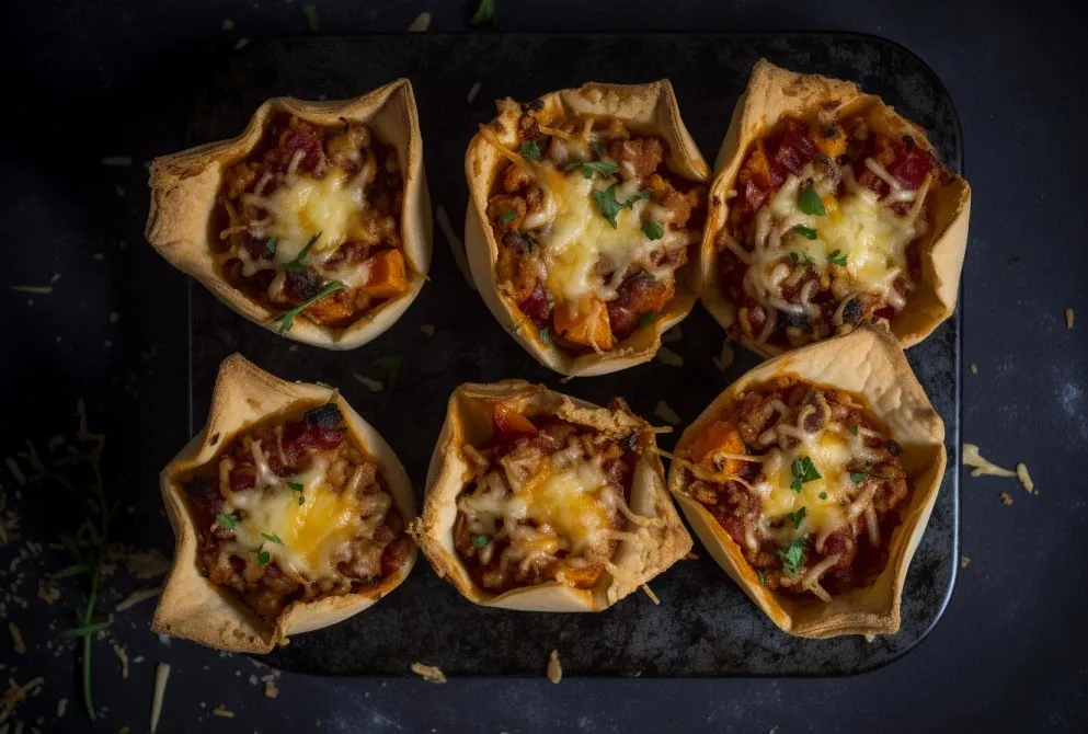 Krustader med köttfärs