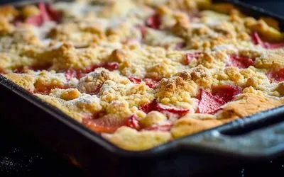 Rabarberkaka i långpanna 7 olika smaker