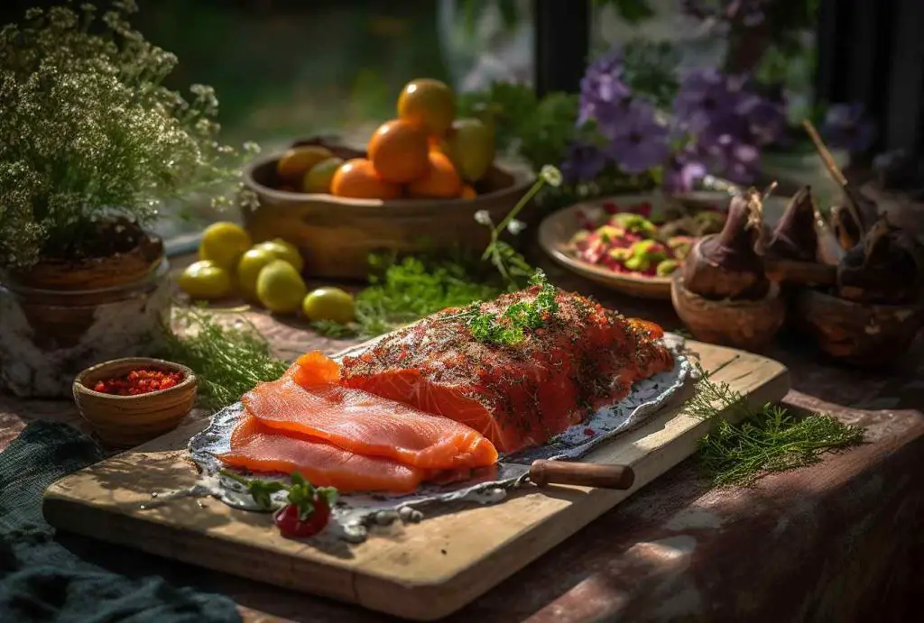 Recept på gravad lax