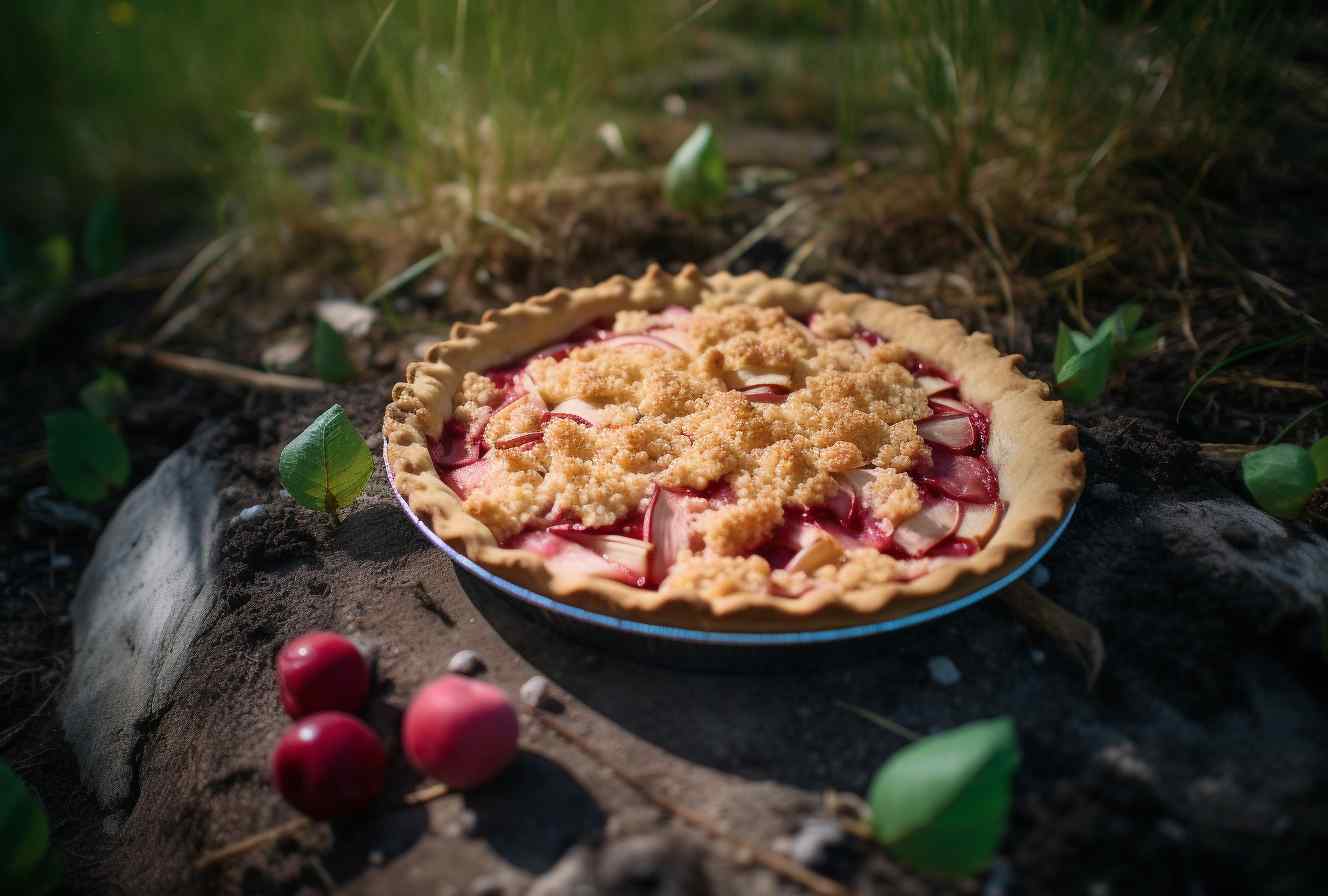 knäckig rabarberpaj