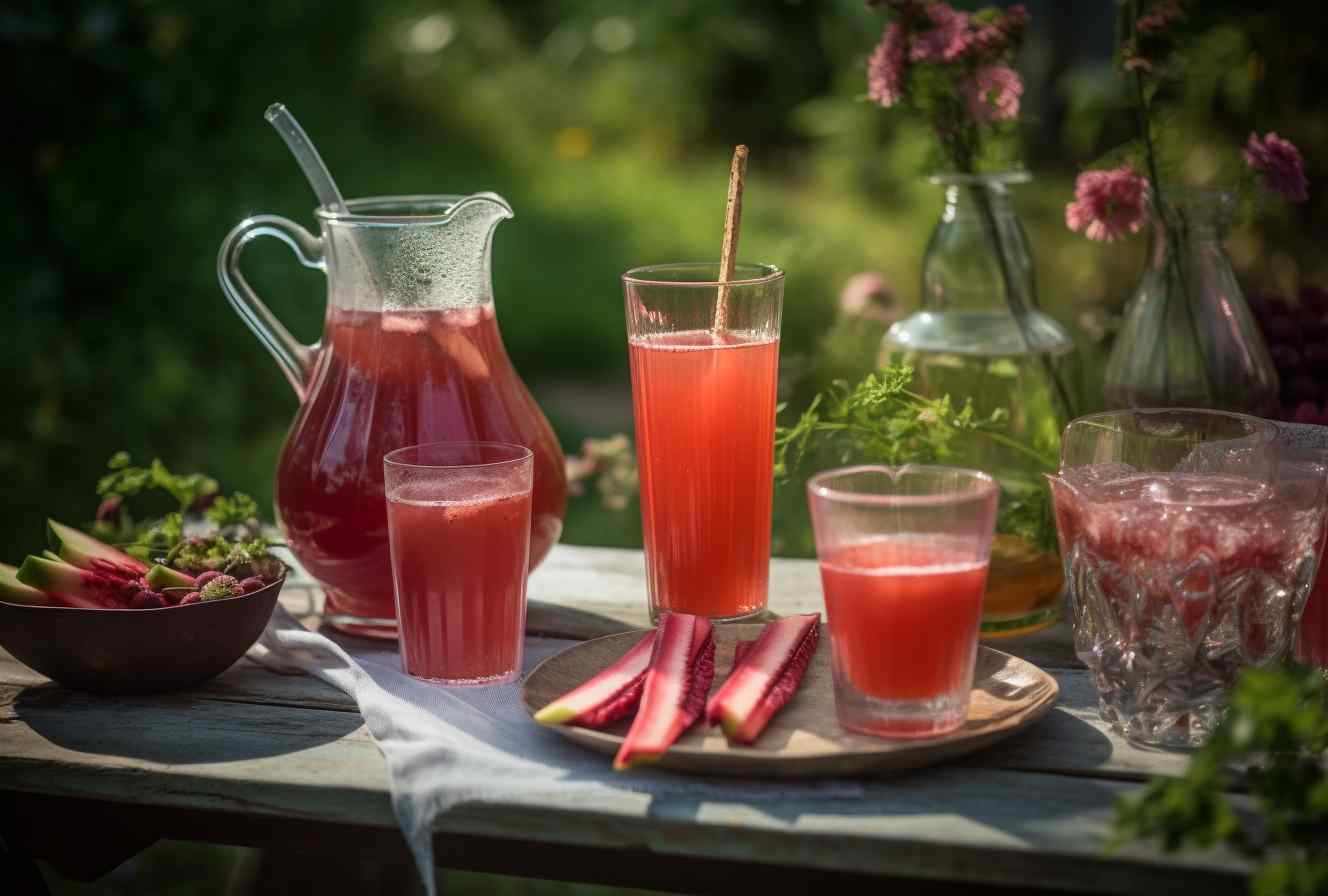 rabarber saft