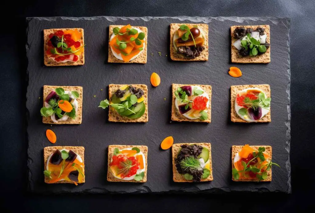 vegetariska snittar tunnbröd