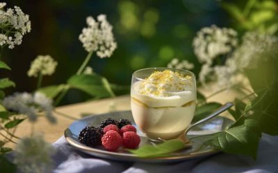 Supergod fläderpannacotta
