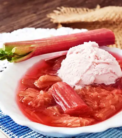 Recept med rabarber